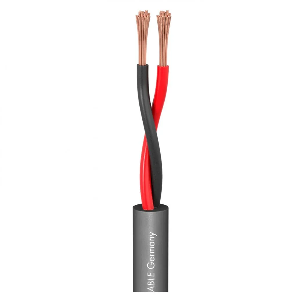 Sommer Cable SP225 Meridian Mobile Speaker Cable Dark Grey - Price Per Metre
