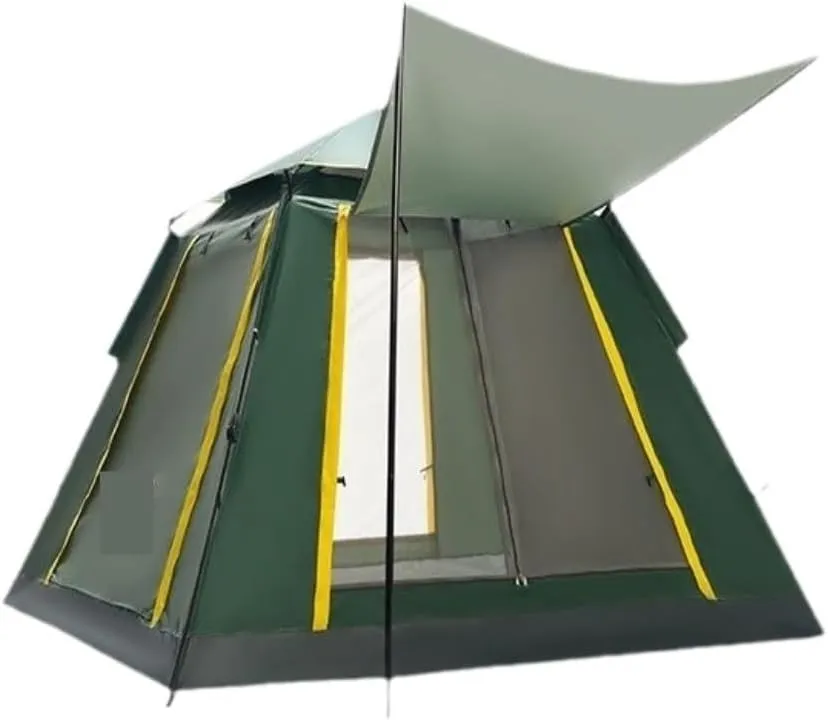 Spacious and Lightweight Tent Outdoor Camping Windproof Tent Camping Fully Automatic Double Layer Tent Outdoor Portable Awning Outdoor Tent