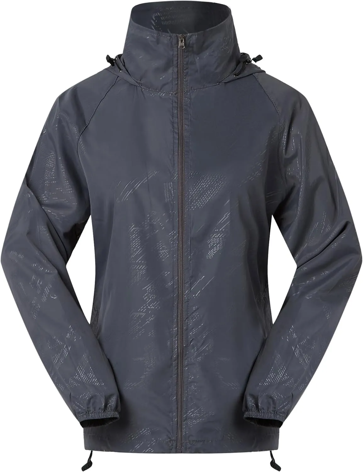 Spmor Women's Lightweight Waterproof Jacket Packable Windbreaker Running Coat