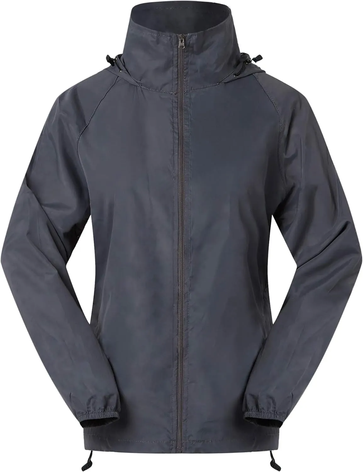 Spmor Women's Lightweight Waterproof Jacket Packable Windbreaker Running Coat