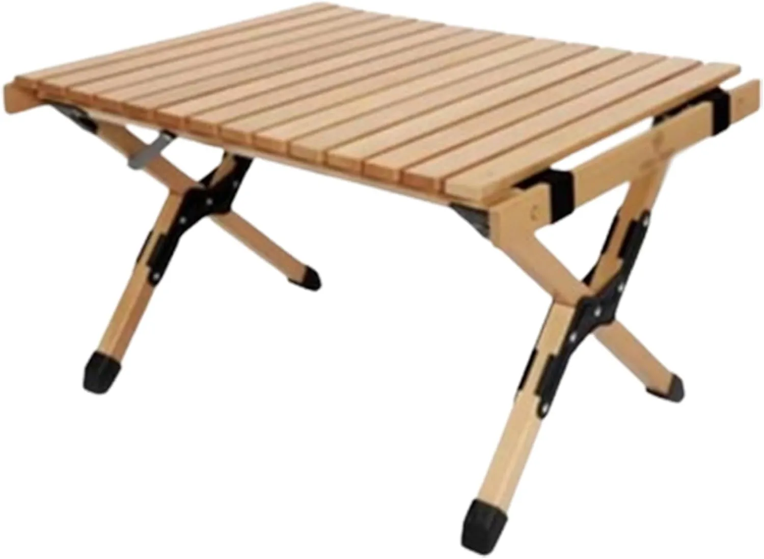 Strong Camping Table Foldable Table Legs Picnic Table Roll Up Desktop Camping Grill Table Send Storage Bag for Outdoor Camp