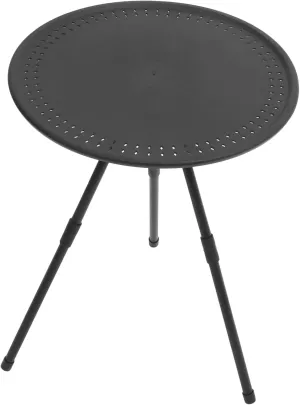 SUPVOX Compact Round Folding Table for Camping Height Lightweight Portable Outdoor Picnic Table Sturdy Reinforced Structure for Stability for Camping Hiking