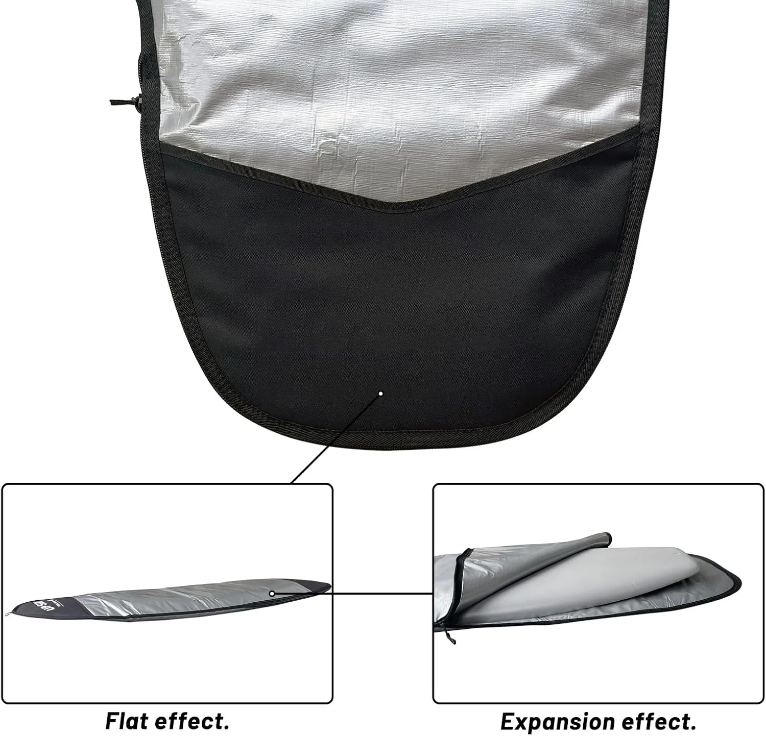 Surfboard bag, Daylight Bags for Fun and short boards, Size 5’4”,5’8”,6’0",6'4",6'8" Surfboard cover for Storage and Transport Surfboard