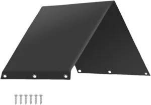 Swing Set Replacement Tarp, 52"x 90" Playset Canopy Replacement Playground Canopy Replacement, Swing Canopy Replacement Cover, Outdoor Swingset Shade Waterproof Cover, Playhouse Accessories (Black)