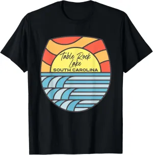 Table Rock Lake South Carolina SC Sunset Vacation Souvenir T-Shirt