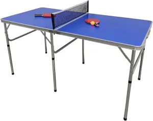 Table Tennis Table,Portable Foldable Table Indoor Outdoor Game with Balls and Net,Easy Assembly,for Home Office Family