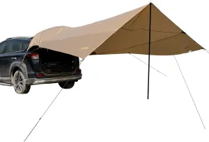 Tailgate Tent,Tailgate Awning, Car Awning Sun Shelter Waterproof 3000MM UPF 50 , for Outdoor Camping, SUV, Truck Van Camper Trailer