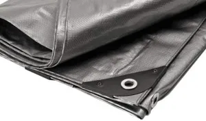 Tarp Extra Heavy Duty Tarp. Water Proof. UV Blocking. Reversible. All Purpose. - National Standard Products (Silver, 12 Ft x 20 Ft)