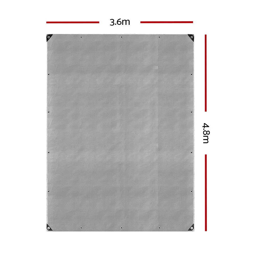 Tarp Tarpaulin 3.6X4.8M Canvas Camping Heavy Duty Sun Cover