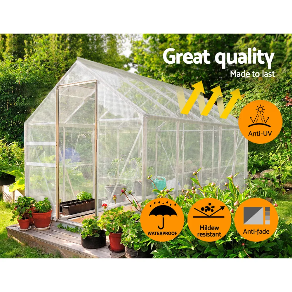 Tarp Tarpaulin 3X4M Canvas Heavy Duty Camping Cover Clear