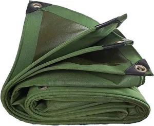 Tarps Heavy Duty Waterproof,Large Tarps with Grommets and Reinforced Edges,Heavy Duty Tarps - for Outdoors Patio Pool,Boat,Roof,Camping, 4 * 6m/13 * 19ft