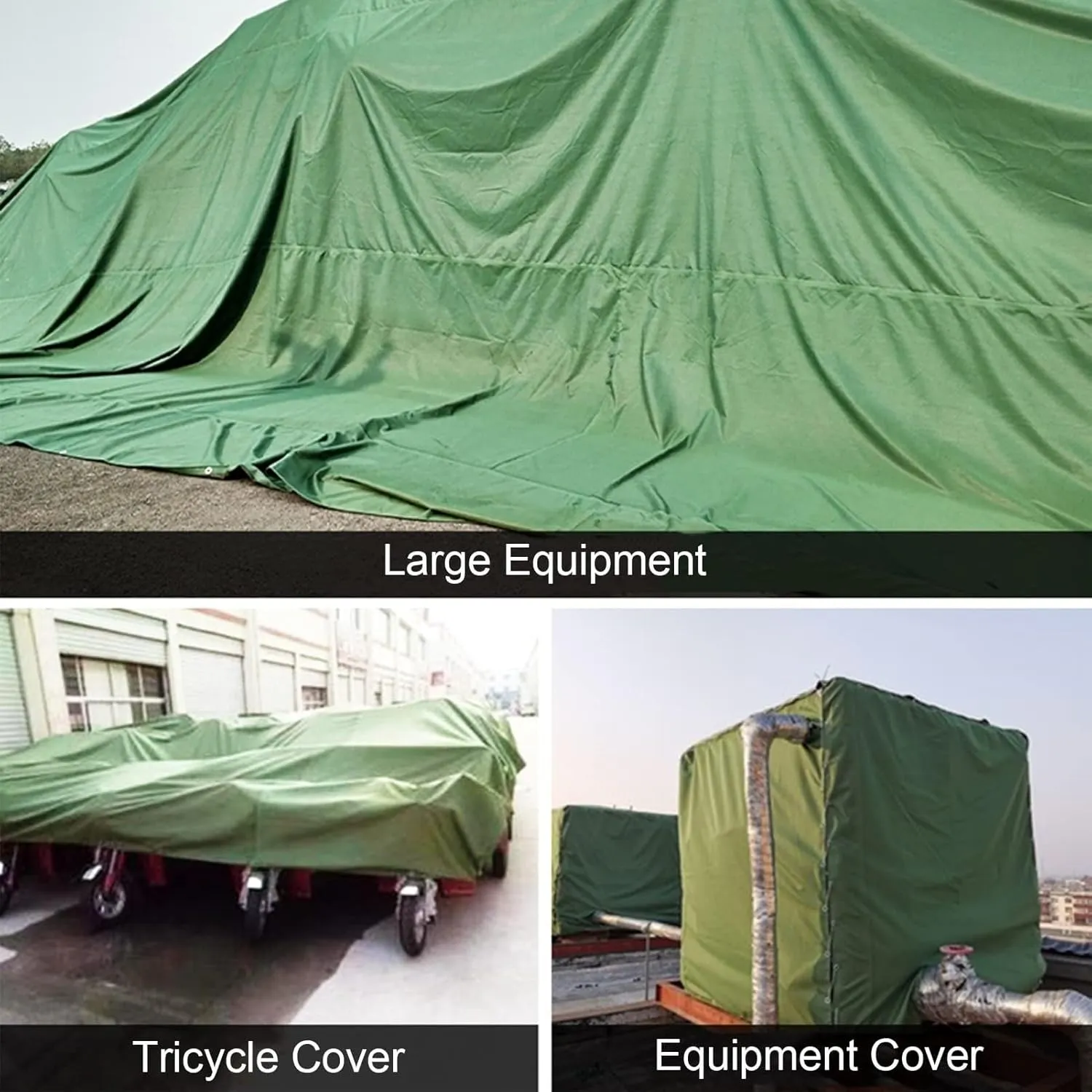 Tarps Heavy Duty Waterproof,Large Tarps with Grommets and Reinforced Edges,Heavy Duty Tarps - for Outdoors Patio Pool,Boat,Roof,Camping, 4 * 6m/13 * 19ft