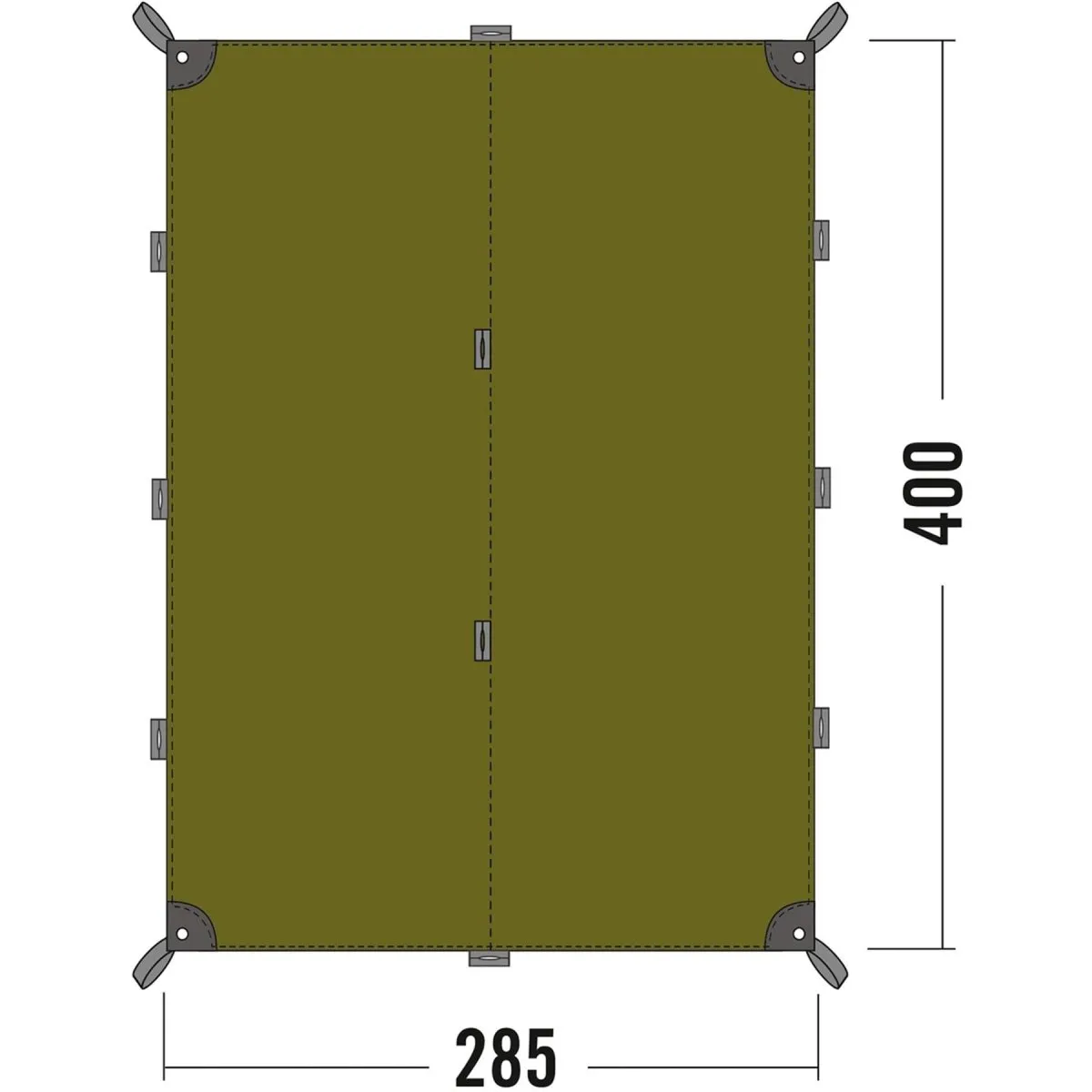 Tatonka waterproof shelter tent trap sun awning lightweight hammock cover olive