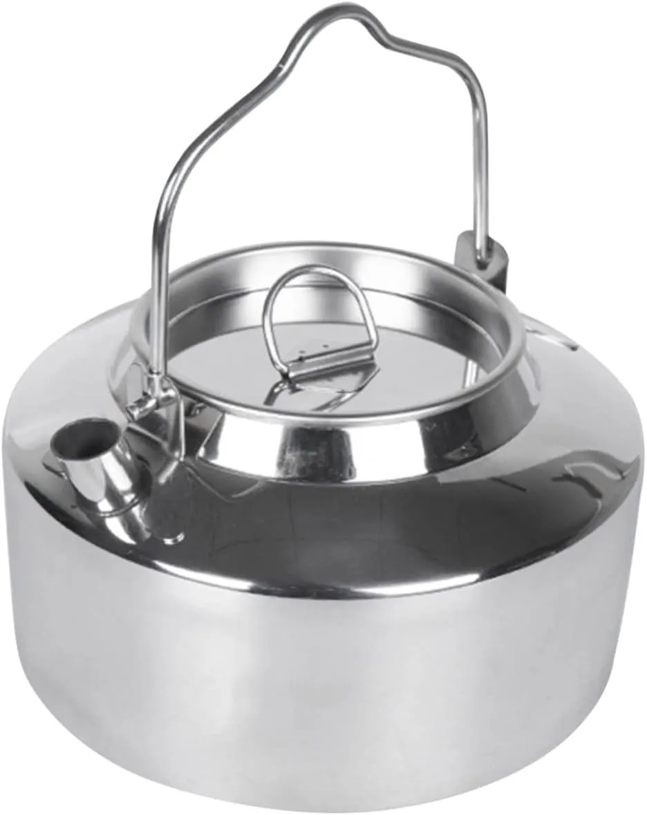 Tea Kettle for Camping Professional Water Pot Camp Kettle Outdoor Cookware Compact and Lightweight