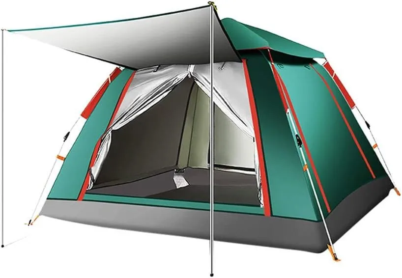 Tent for Camping Instant Tent 3 Person Double Layer Waterproof 3 Season Tent Easy Set Up for Family Hiking Cycling Large Space for Picnic Outdoors