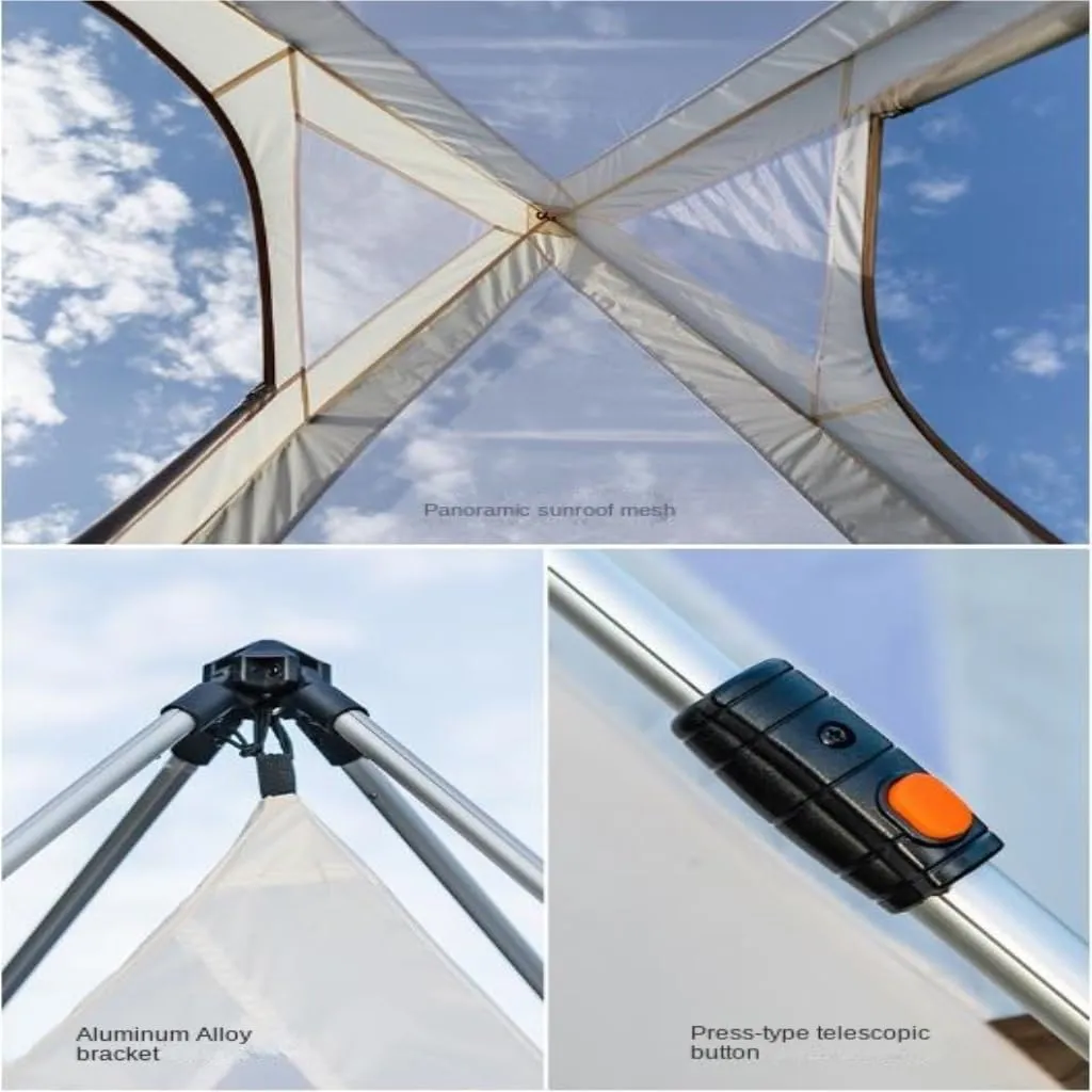 Tent Fully Automatic Double-Layer Tent Outdoor Portable Camping Thickened Rainproof Camping Equipment Tent Outdoor Tent