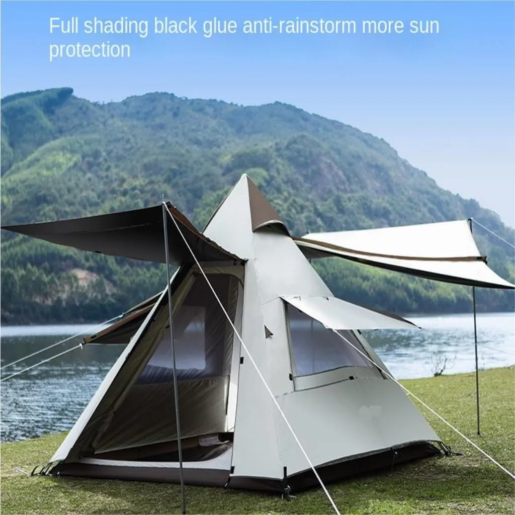 Tent Fully Automatic Double-Layer Tent Outdoor Portable Camping Thickened Rainproof Camping Equipment Tent Outdoor Tent