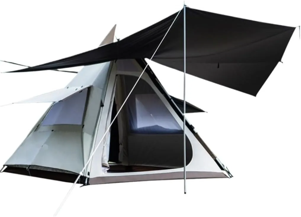Tent Fully Automatic Double-Layer Tent Outdoor Portable Camping Thickened Rainproof Camping Equipment Tent Outdoor Tent