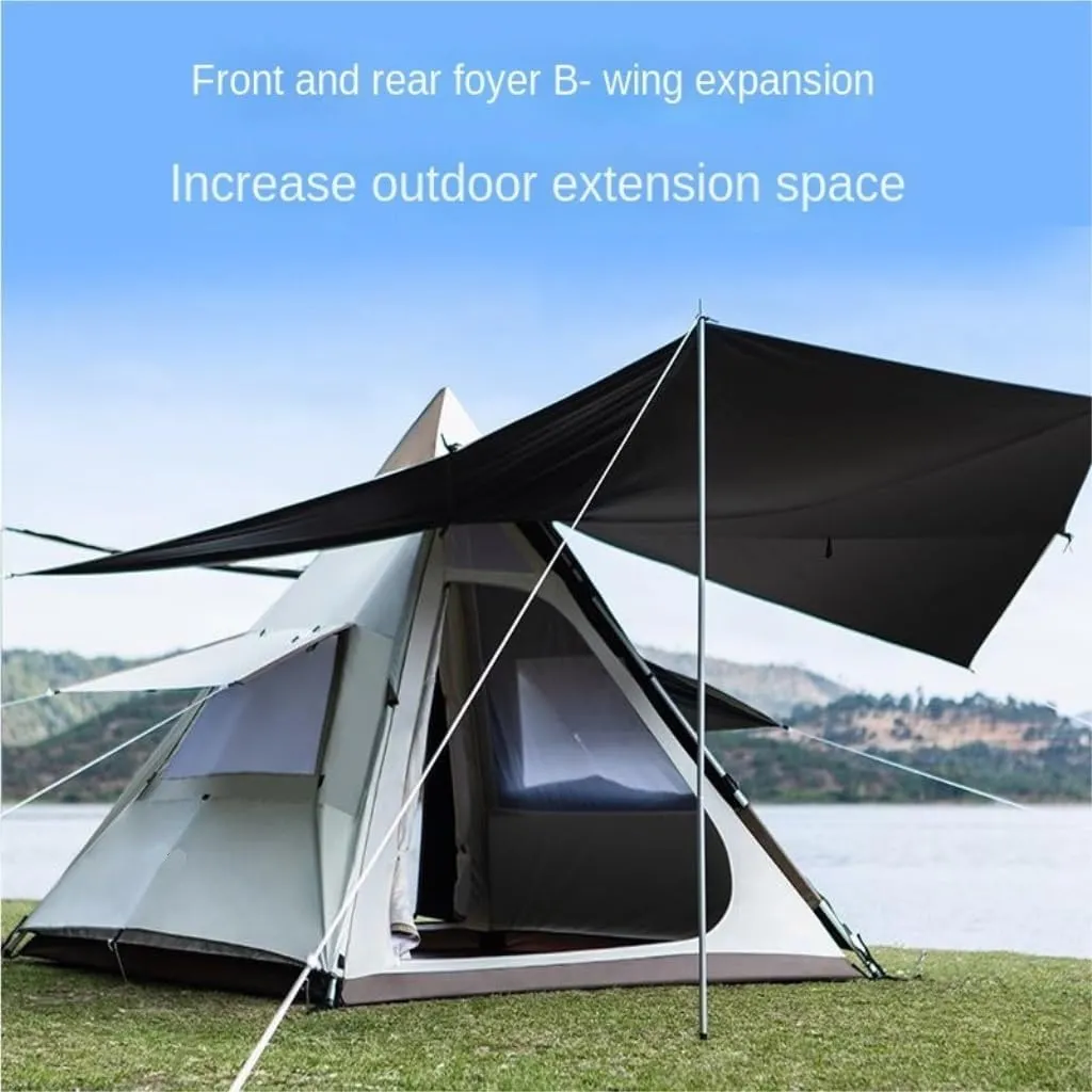 Tent Fully Automatic Double-Layer Tent Outdoor Portable Camping Thickened Rainproof Camping Equipment Tent Outdoor Tent