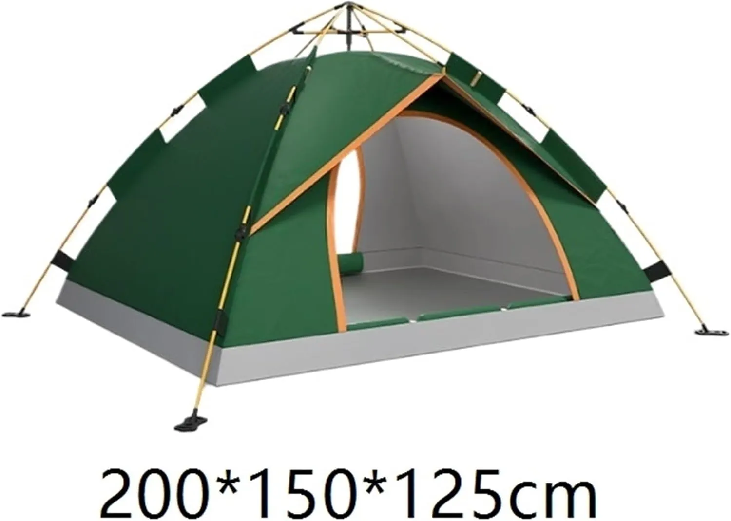 Tent Outdoor Camping Portable Folding Camping Tent Rainproof Fake Double Layer Tent