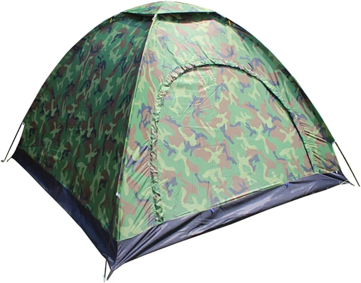 Tent, Portable Outdoor Camping Tent, Silver-Coated Fabric UV-Proof Tent for Beach Garden Camping Fishing Picnic