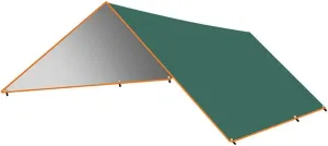Tent Tarp Outdoor Tent Hammock Rain Fly Tent Tarp Shelter for Camping Fishing Beach Picnic Tent Tarp (Color : Green, Size : 3 * 3m)