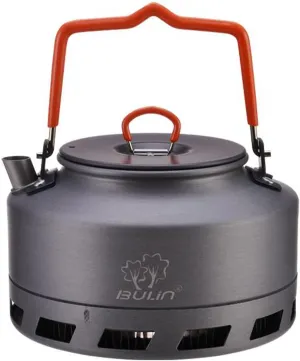 Tentock Portable Hard Aluminum Camping Kettle Camping Tea Pots Campfire Kettle for Boiling Water for Backpacking Outdoor Activities