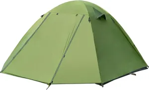 Tents for Camping 3-4 Person Family Tent, Lightweight Portable Alumimun Pole Waterproof Anti-Storm Double Layer 4 Season Camping Tent