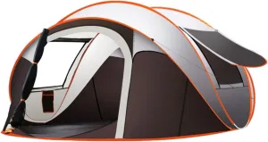 Tents Outdoor Large Camping Tent Full-Automatic Instant Unfold Waterproof Tent Family Multi-Functional Portable Dampproof Tent (Small One Size)