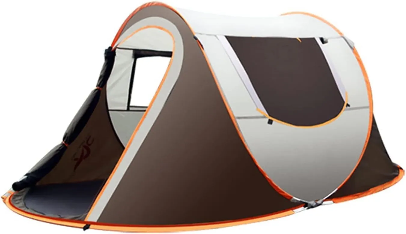 Tents Outdoor Large Camping Tent Full-Automatic Instant Unfold Waterproof Tent Family Multi-Functional Portable Dampproof Tent (Small One Size)