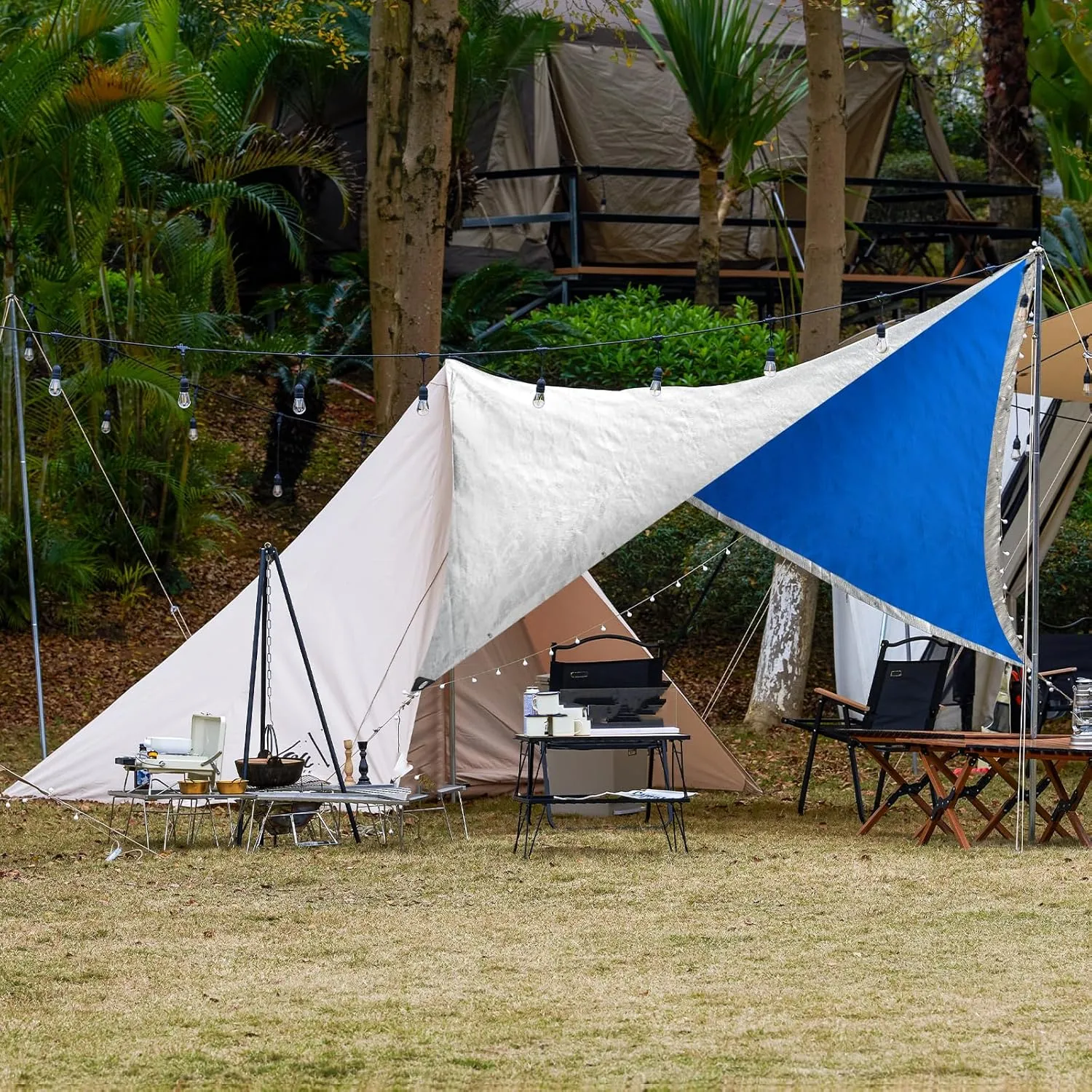 TICONN Heavy Duty Tarp Cover, Extra Thick Tarps Waterproof Tear and Rip Proof UV Resistant Tarpaulin with Reinforced Grommets and Edges (5.5 Mil, 8'x10')