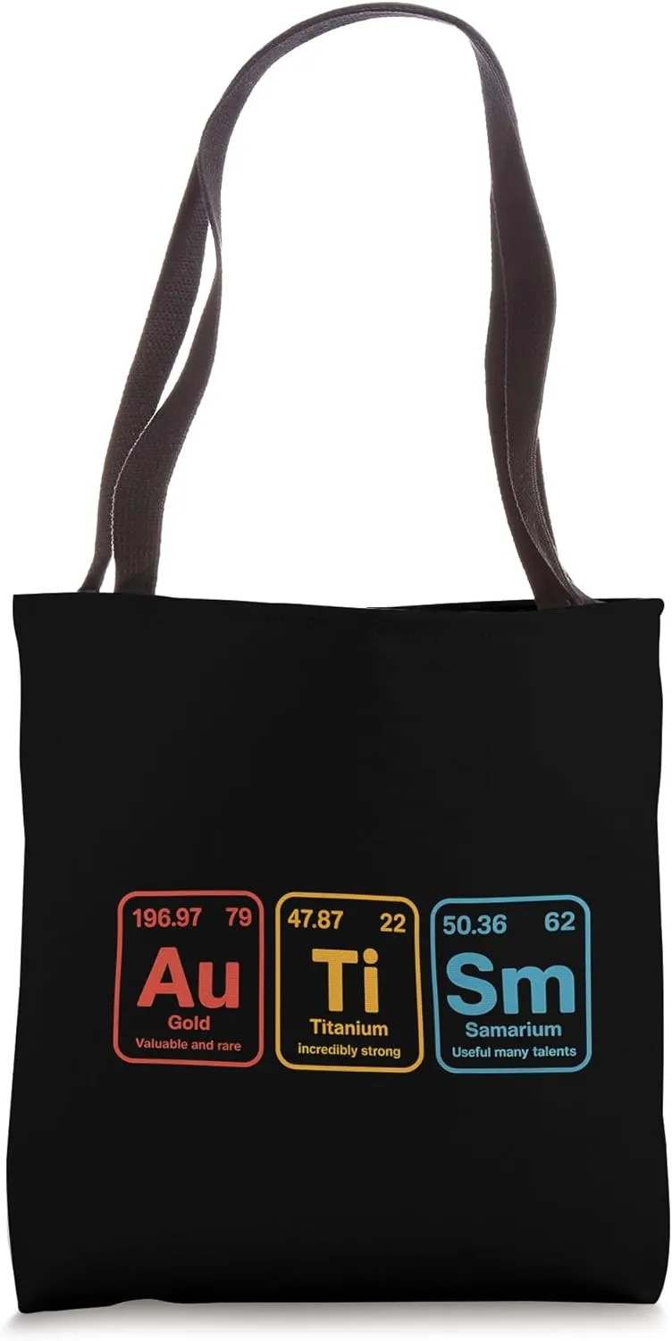 Titanium Samarium Periodic Table Element Chemistry Tote Bag
