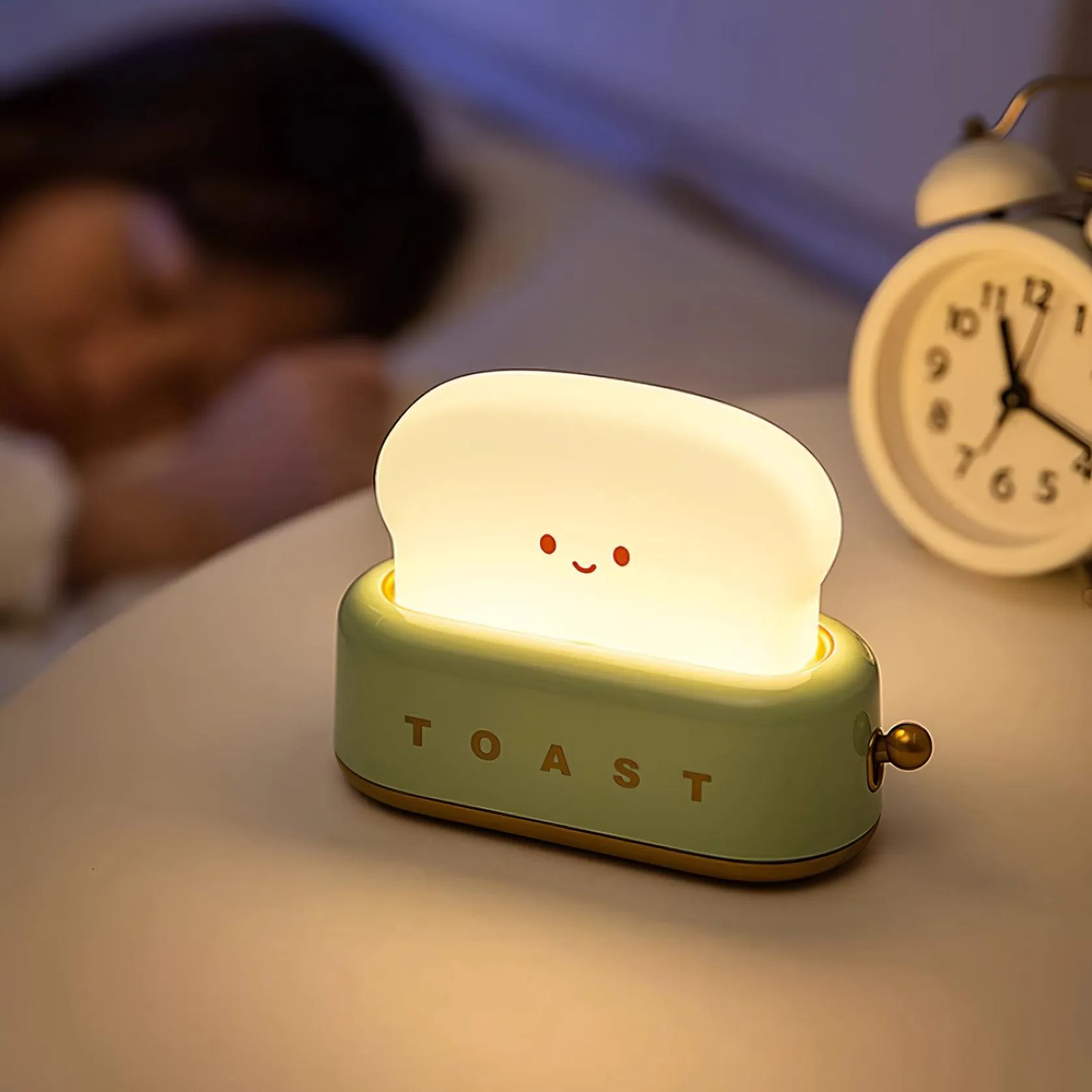 Toaster Design Table Lamp (built-in battery)