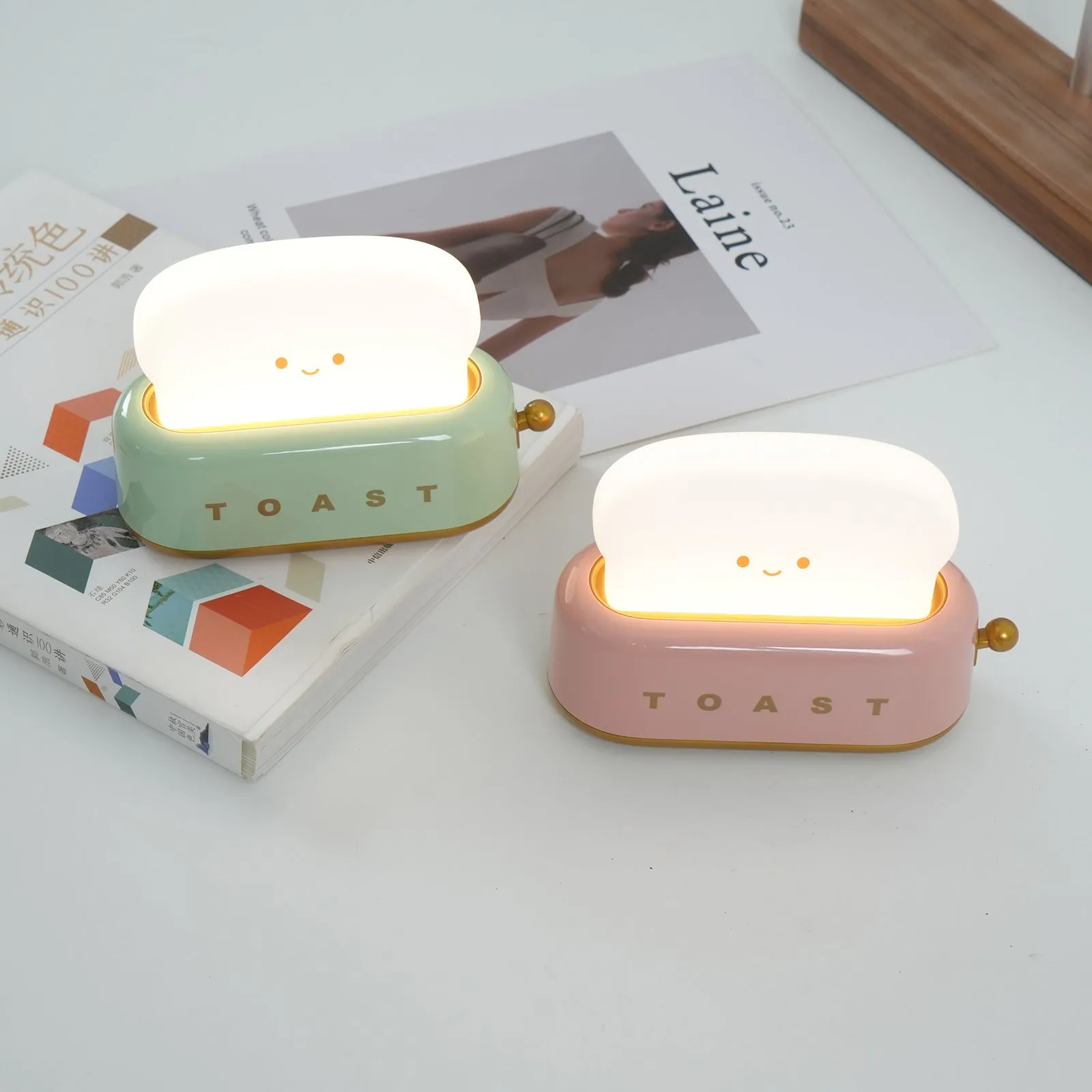 Toaster Night Light – Cute & Rechargeable LED Lamp for a Cosy Glow
