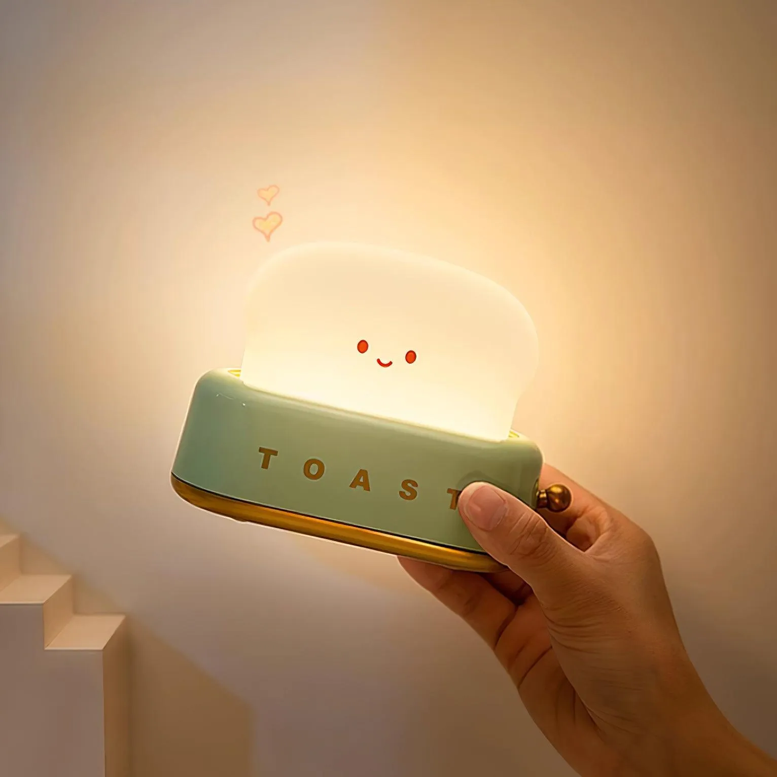 Toaster Night Light – Cute & Rechargeable LED Lamp for a Cosy Glow