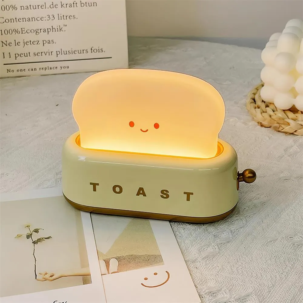Toaster Night Light – Cute & Rechargeable LED Lamp for a Cosy Glow