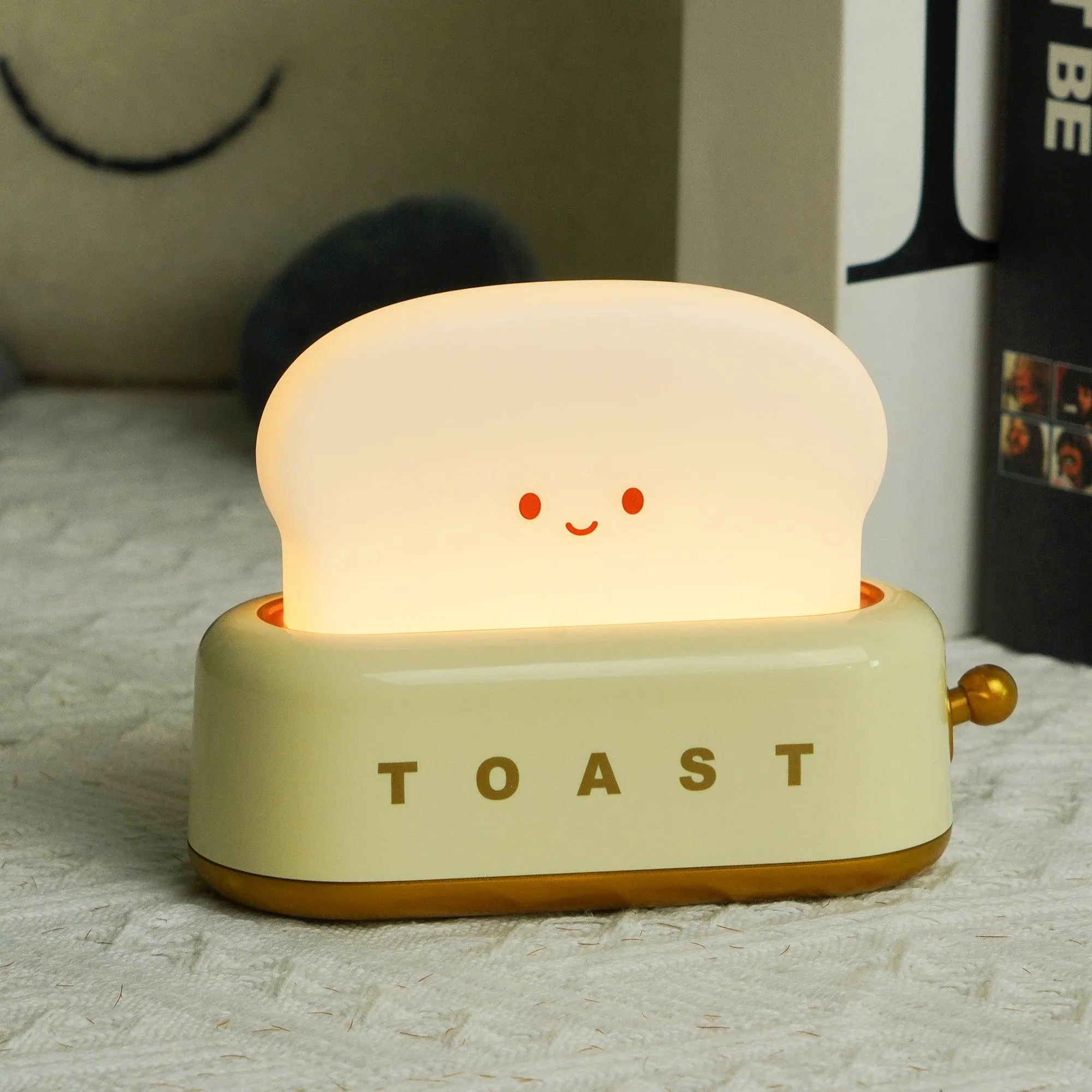 Toaster Night Light – Cute & Rechargeable LED Lamp for a Cosy Glow