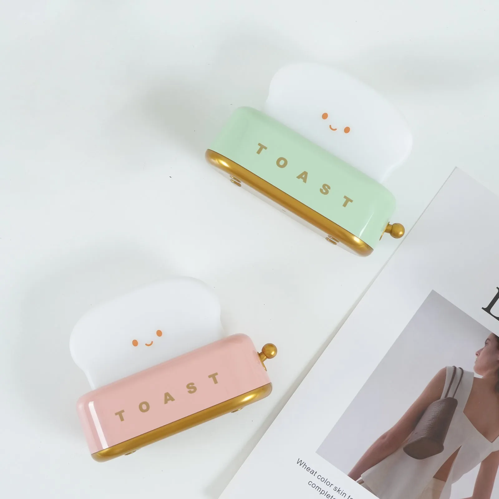 Toaster Night Light – Cute & Rechargeable LED Lamp for a Cosy Glow