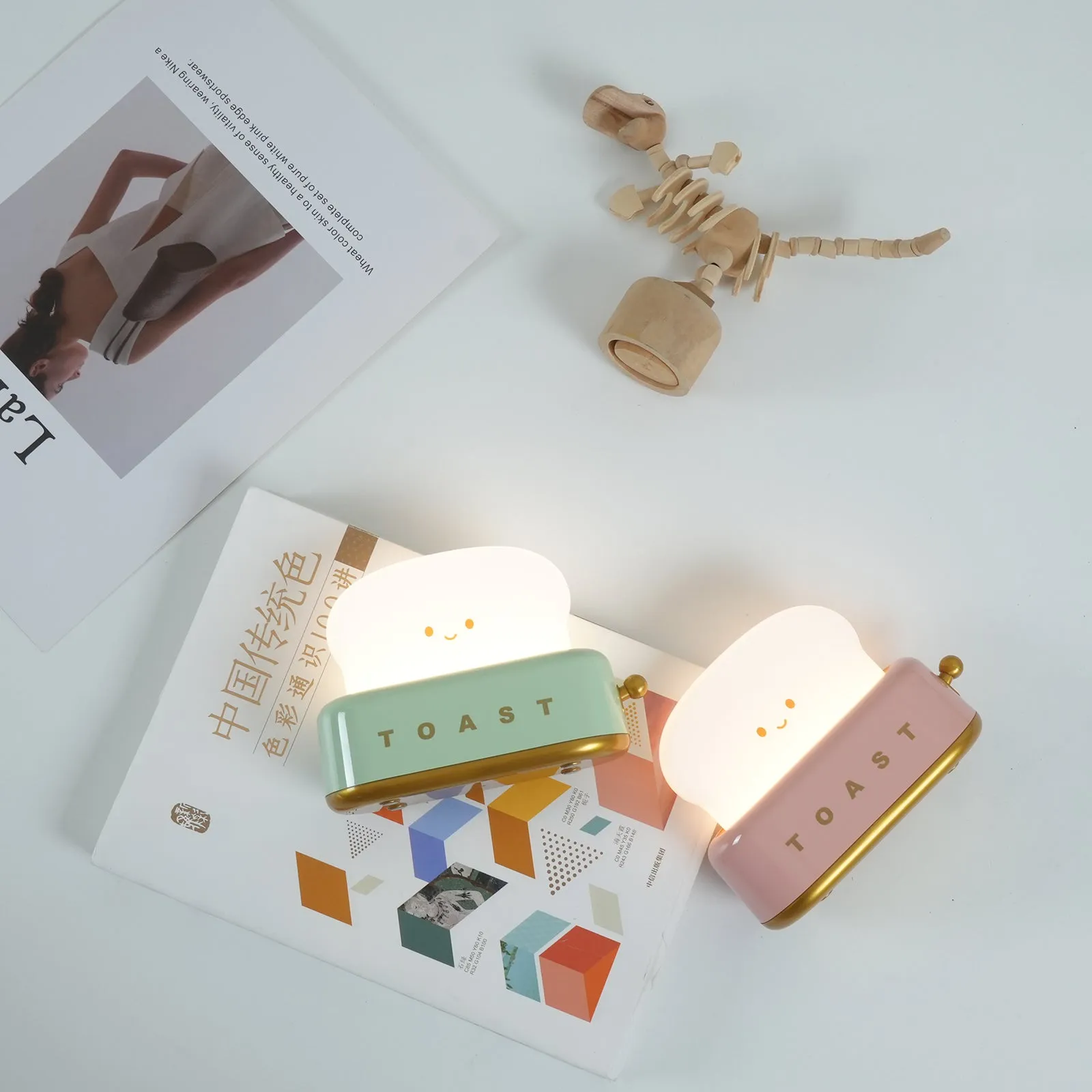 Toaster Night Light – Cute & Rechargeable LED Lamp for a Cosy Glow