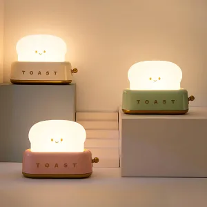 Toaster Night Light – Cute & Rechargeable LED Lamp for a Cosy Glow