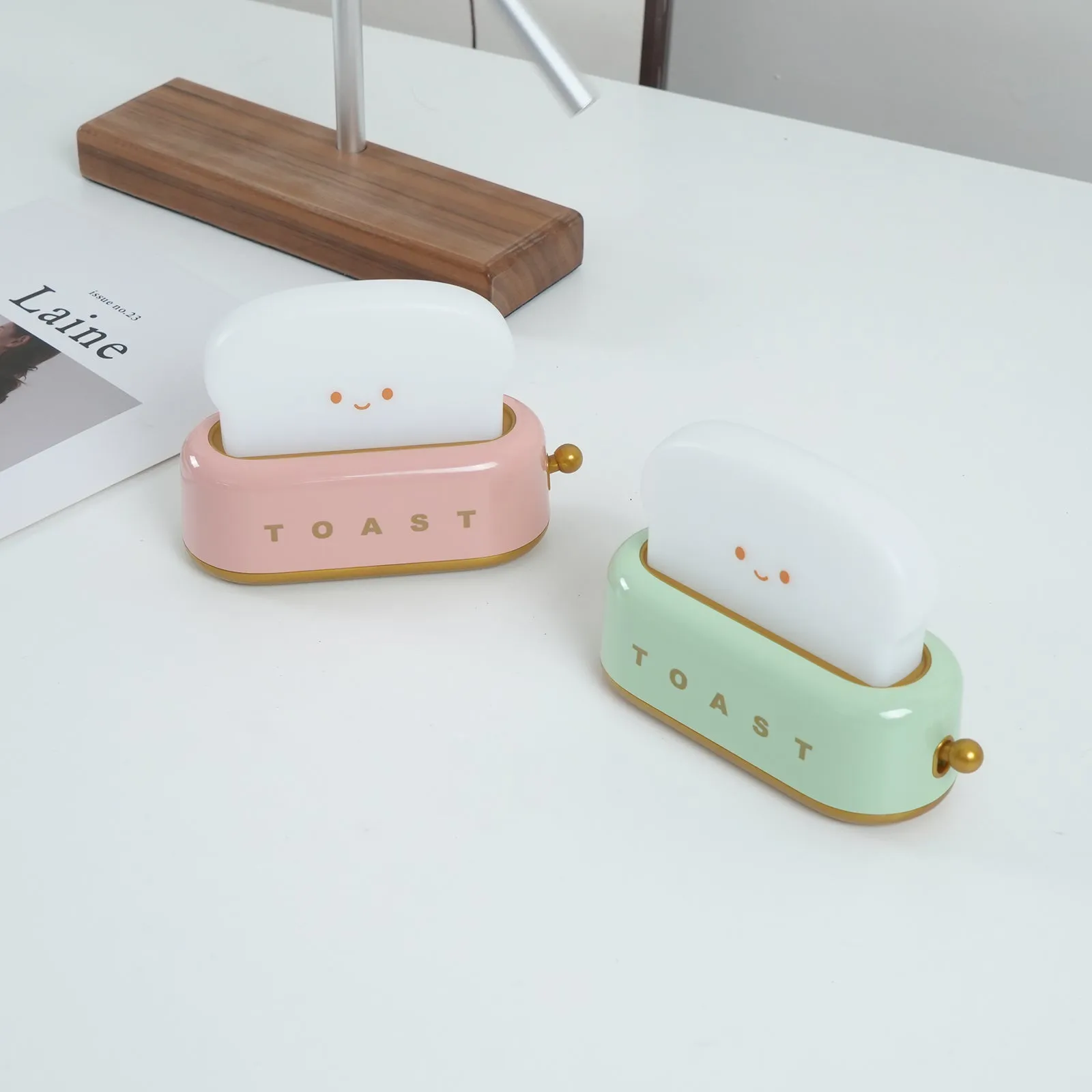 Toaster Night Light – Cute & Rechargeable LED Lamp for a Cosy Glow