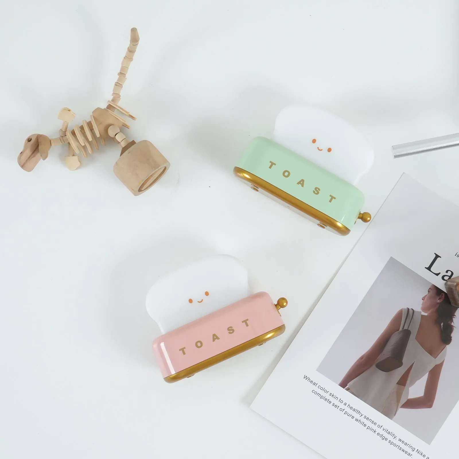 Toaster Night Light – Cute & Rechargeable LED Lamp for a Cosy Glow