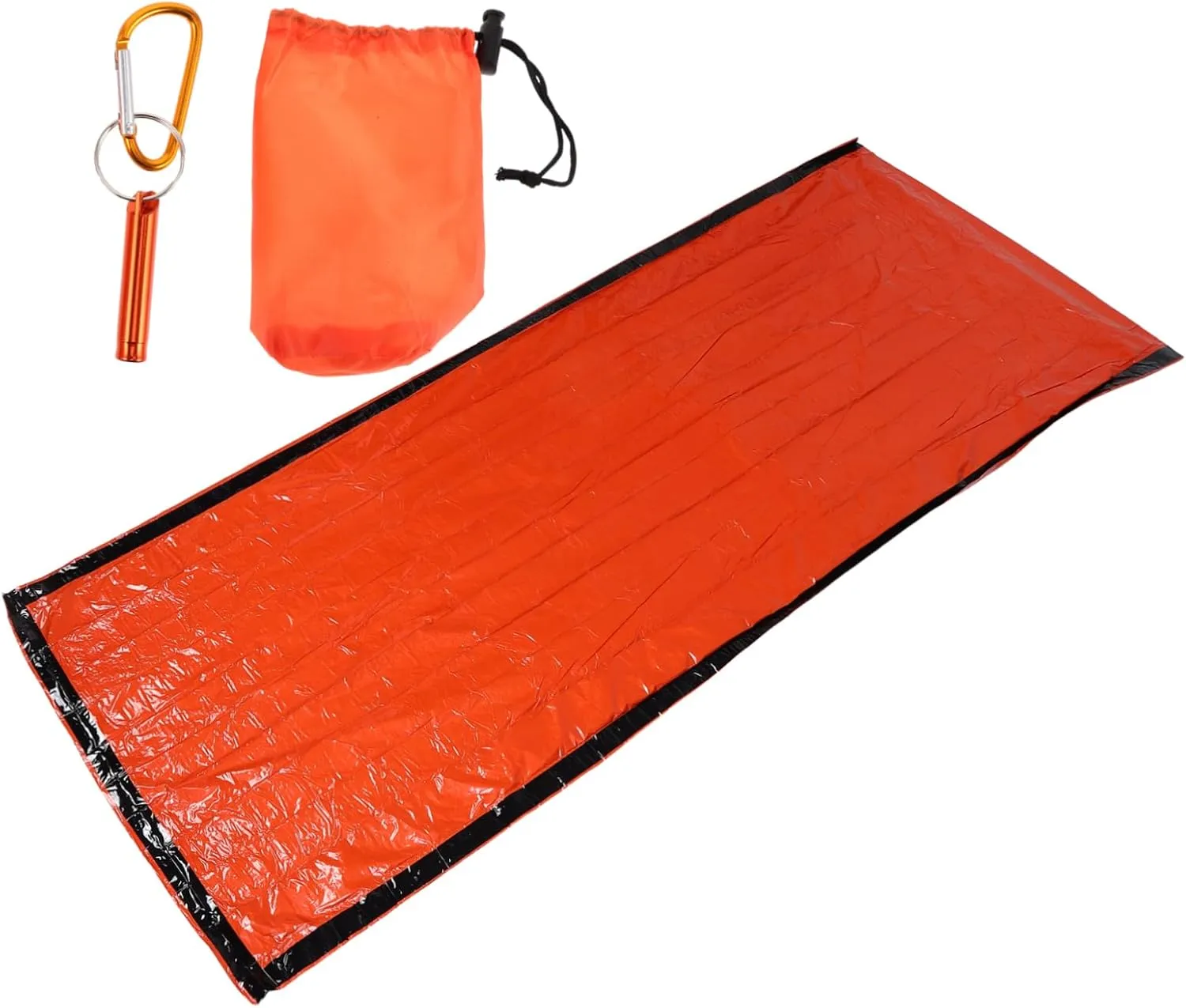 Toyvian Ultra-Lightweight Outdoor Sleeping Bag Thermal Emergency Blanket Portable Survival Bag for Camping Hiking
