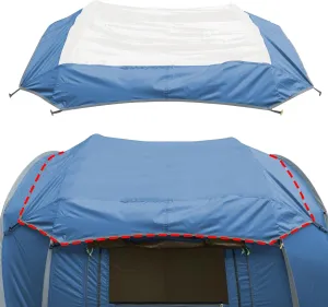 Transparent Tent Tarp Replacement for Ayamaya 4 Person Pop up Tent,Clear Part of Camping Rain Tarp Over Tent 3.7 * 3.4ft,Wide Field of View in Rainy Days/Moonlit Night/Stargazing/Beach/Camping