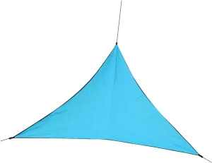 Triangle Rain Fly Tent Tarp Waterproof Sunshade 4x4x4M/6x6x6M, Outdoor Camping Tarpaulin for Hiking & Travel(White,4 * 4 * 4M)