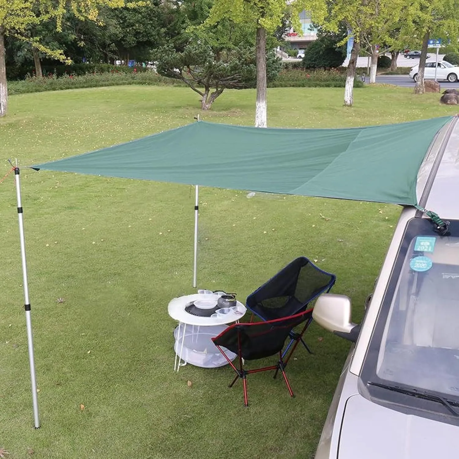 TRIWONDER Waterproof Tent Tarp (Green, M)