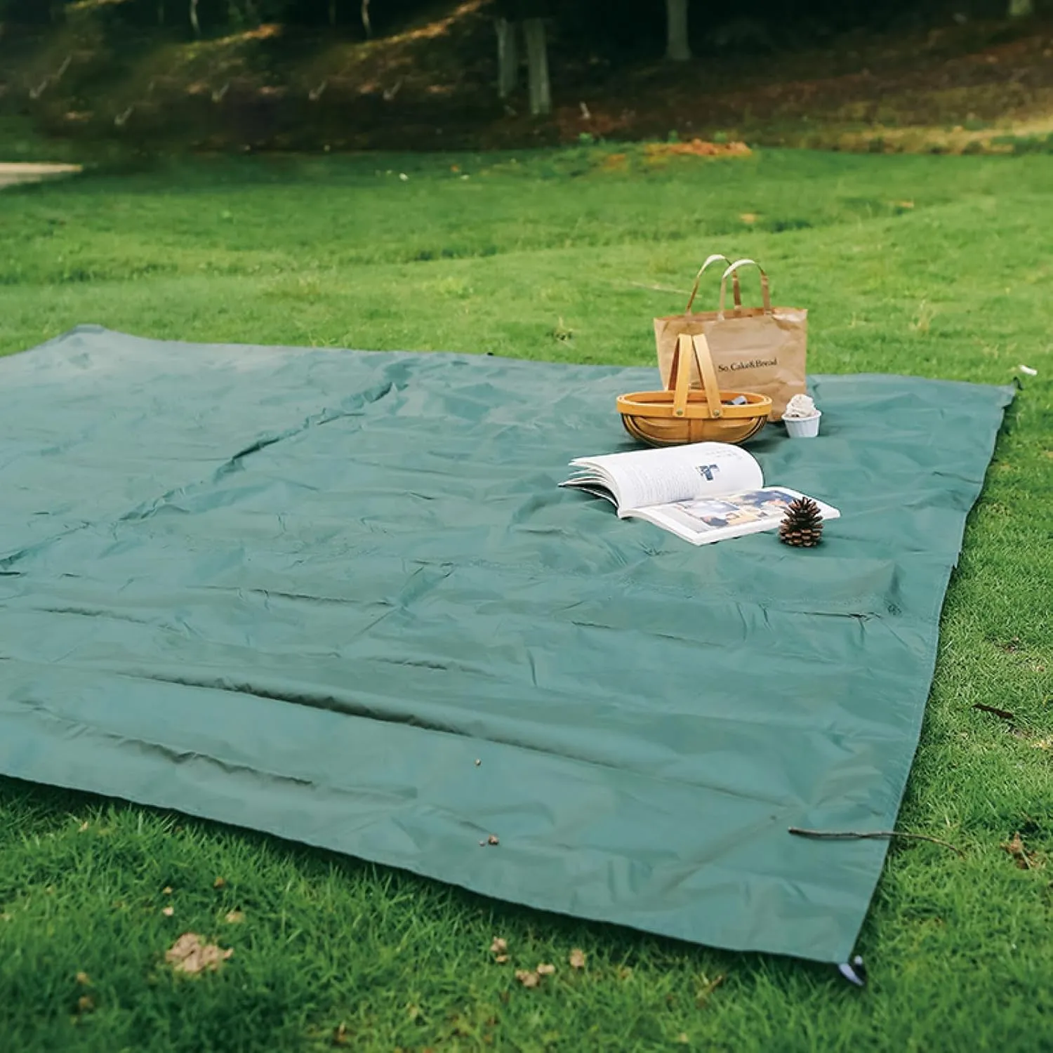 TRIWONDER Waterproof Tent Tarp (Green, M)