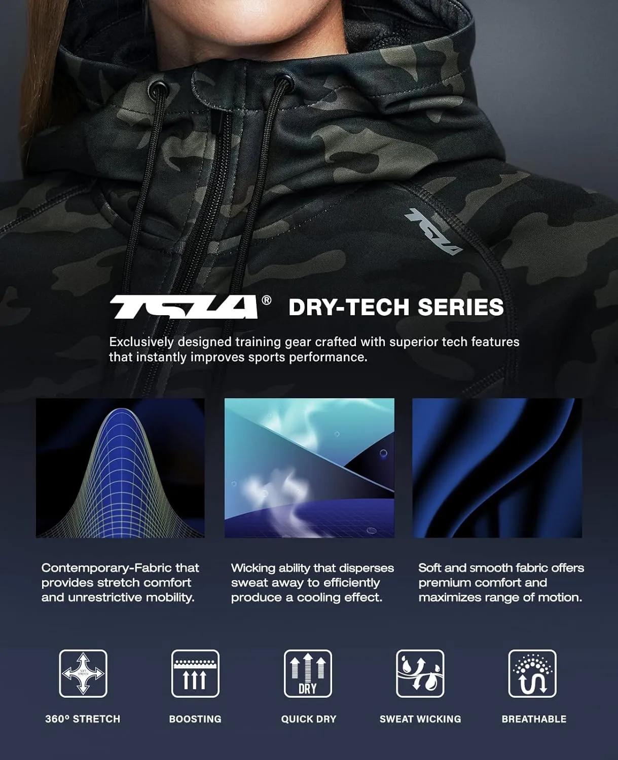 TSLA Women's Full Zip Workout Jackets, Long Sleeve Active Track Running Jacket, Lightweight Yoga Athletic Jacket