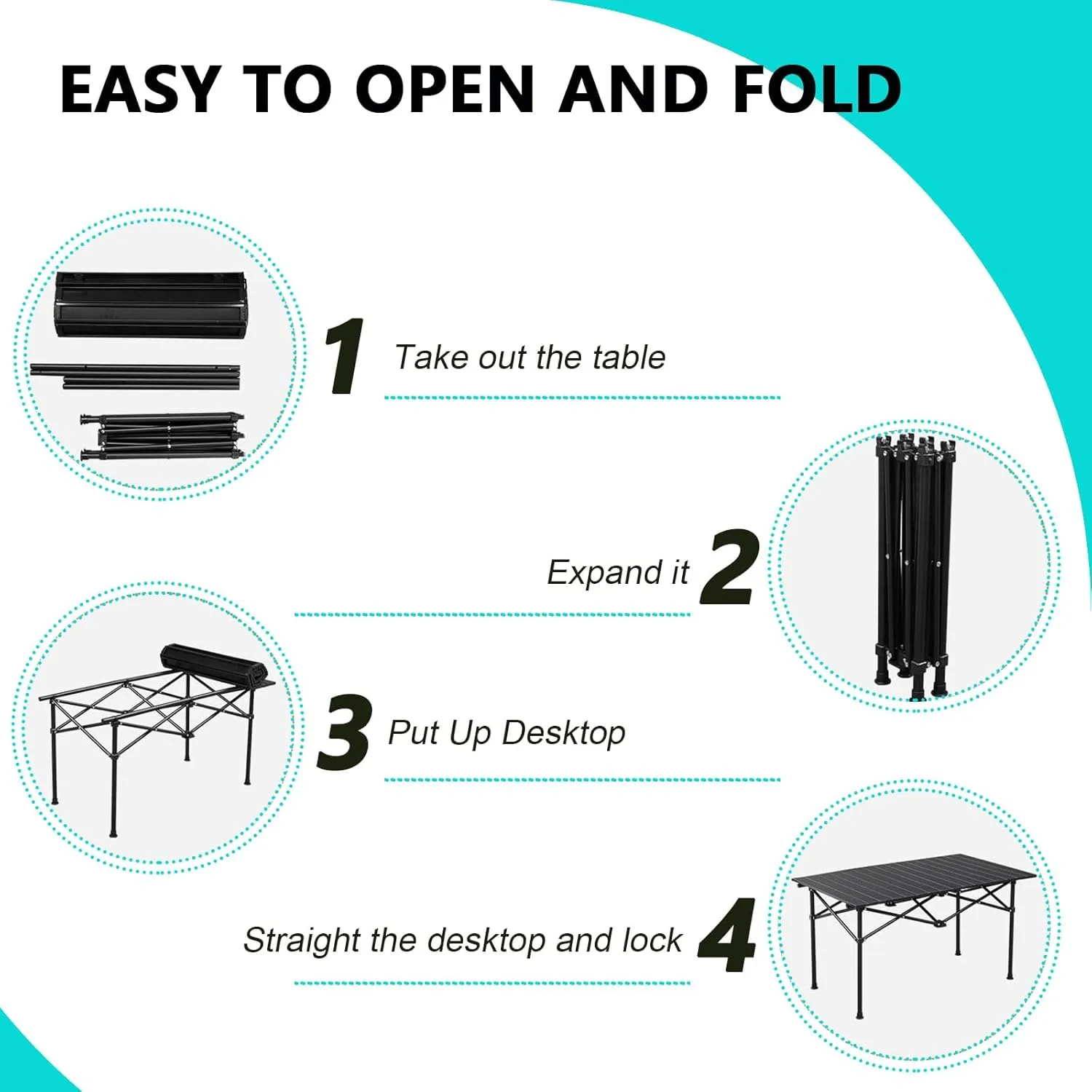 Ultralight Compact Camping Table, Foldable Aluminum Table with Carry Bag, Perfect for Beach, Travel, Boat, and Outdoor Adventures Wood Color 50×53×50cm/19.7×20.9×19.7in