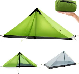 Ultralight Tent 3-Season Backpacking Tent 1 Person/2 Person Camping Tent, Outdoor Lightweight LanShan Camping Tent Shelter, Perfect for Camping, Trekking, Climbing, Hiking